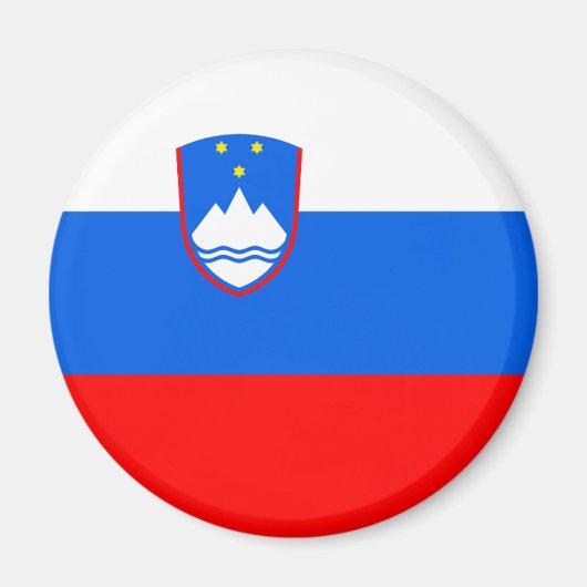 Slovenia Flag Magnet (Vorne)