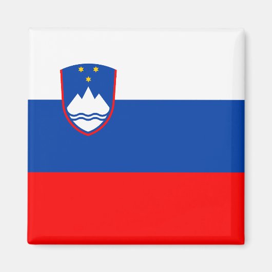 Slovenia Flag Magnet (Vorne)