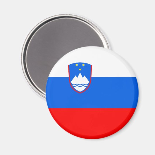 Slovenia Flag Magnet (Vorderseite/Rückseite)