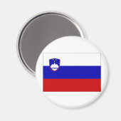 Slovenia Flag Magnet (Vorderseite/Rückseite)