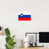 Slovenia Flag Poster (Heimbüro)
