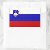 Slovenia Flag Rechteckiger Aufkleber (Tasche)