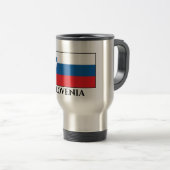 Slovenia Flag Reisebecher (VorderseiteRechts)