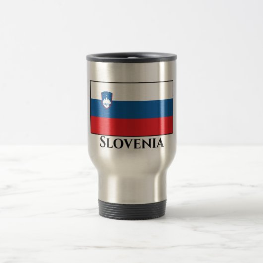 Slovenia Flag Reisebecher (Mittel)