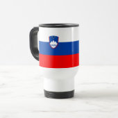 Slovenia Flag Reisebecher (Vorderseite Links)