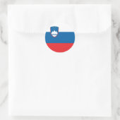 Slovenia Flag Runder Aufkleber (Tasche)