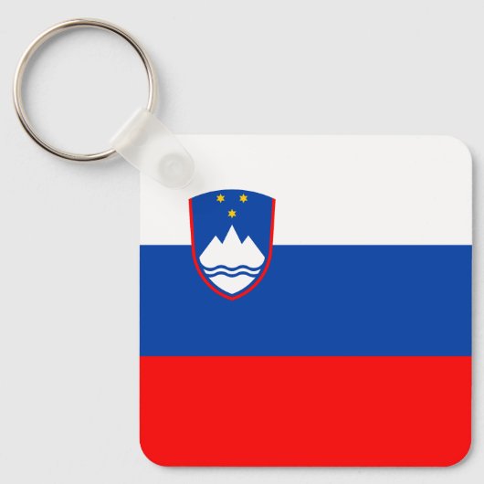 Slovenia Flag Schlüsselanhänger (Vorderseite)