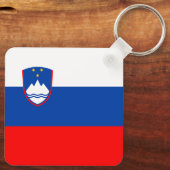 Slovenia Flag Schlüsselanhänger (Rückseite)