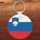 Slovenia Flag Schlüsselanhänger (Vorderseite)