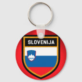 Slovenia Flag Schlüsselanhänger (Vorderseite)