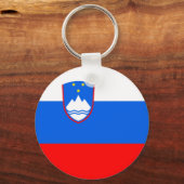Slovenia Flag Schlüsselanhänger (Vorderseite)