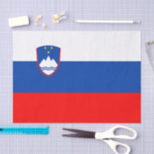 Slovenia Flag Seidenpapier (Handwerk)