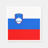 Slovenia Flag Serviette (Vorderseite)