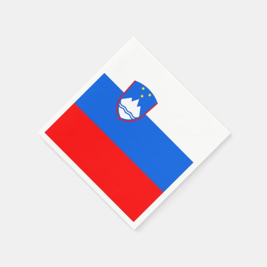 Slovenia Flag Serviette (Ecke)