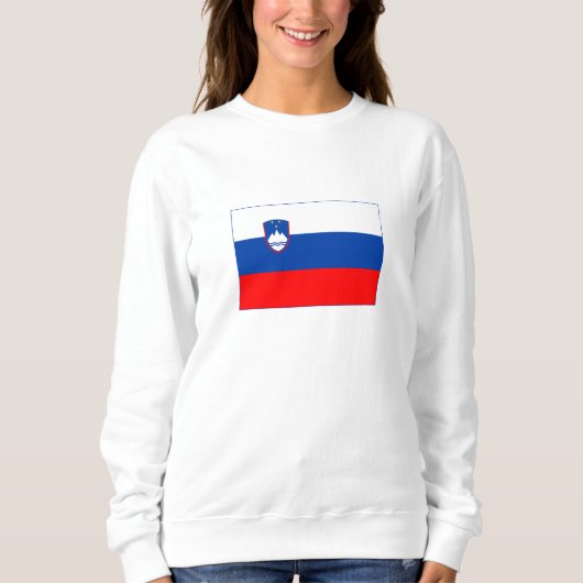 Slovenia Flag Sweatshirt (Vorderseite)