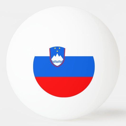 Slovenia Flag Tischtennisball (Vorderseite)