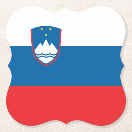 Slovenia Flag Untersetzer (Vorderseite)