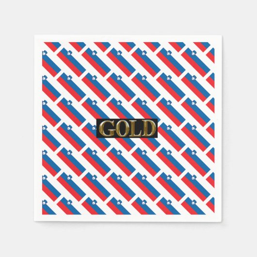 SLOVENIA GOLD SERVIETTE (Vorderseite)