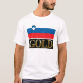 SLOVENIA GOLD T-Shirt (Vorderseite)
