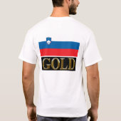 SLOVENIA GOLD T-Shirt (Rückseite)