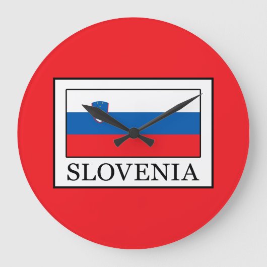 Slovenia Große Wanduhr (Vorderseite)