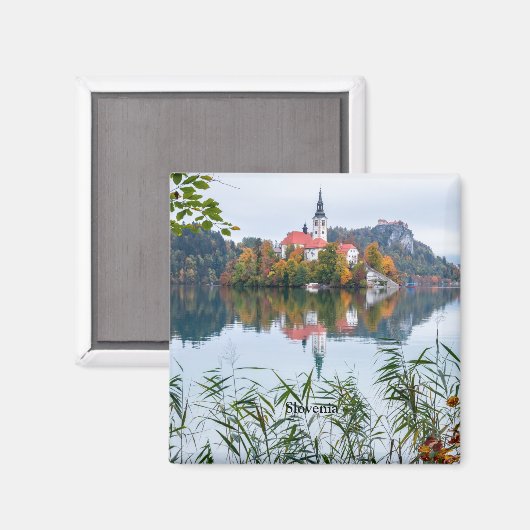 Slovenia, landscape fotogragraph,Magnet Magnet (Vorderseite/Rückseite)