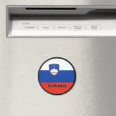 Slovenien Roundel Qualitätsflagge Magnet (In Situ (Geschirrspüler))