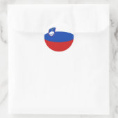 Slovenije Fisheye Flag Sticker (Tasche)