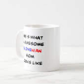 slovenische Mama, phantastisch Kaffeetasse (Vorderseite Links)