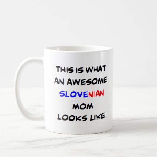 slovenische Mama, phantastisch Kaffeetasse (Links)
