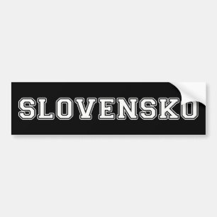 Slovensko Autoaufkleber