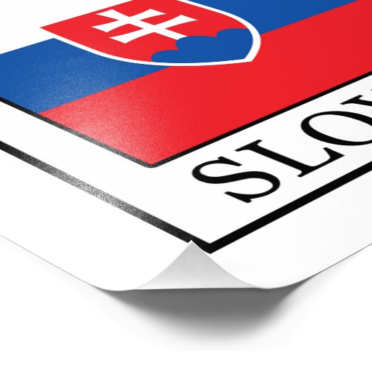 Slovensko Fotodruck (Ecke)