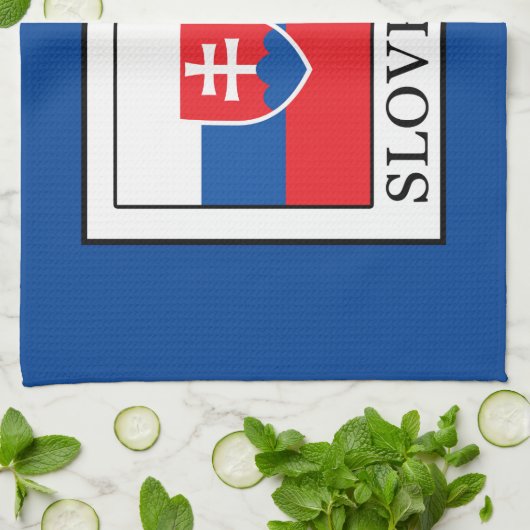 Slovensko Geschirrtuch (Gefaltet)