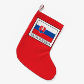 Slovensko Kleiner Weihnachtsstrumpf (Vorderansicht (hängend))