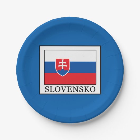 Slovensko Pappteller (Vorderseite)