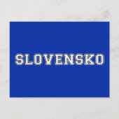 Slovensko Postkarte (Vorderseite)