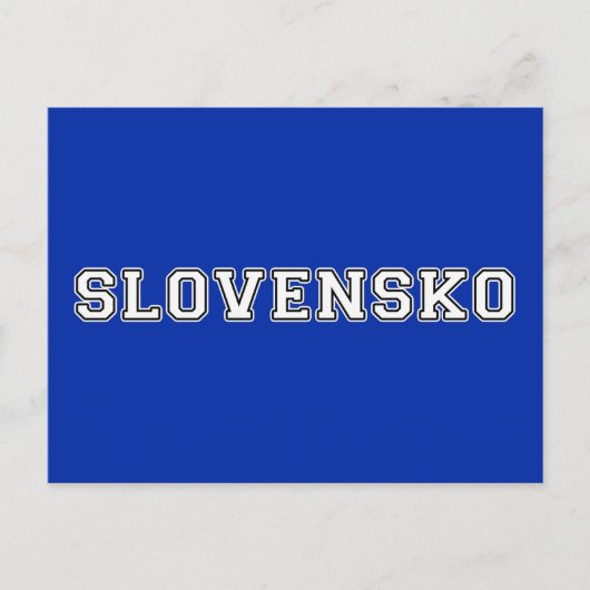 Slovensko Postkarte (Vorderseite)