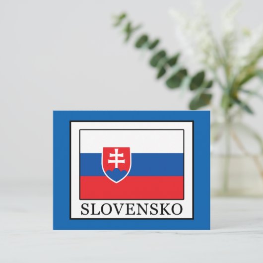 Slovensko Postkarte (Stehend Vorderseite)