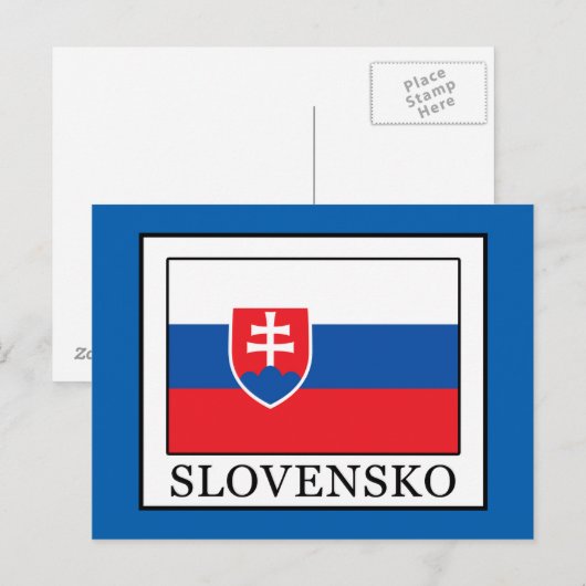 Slovensko Postkarte (Vorne/Hinten)