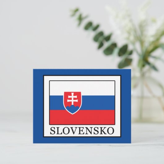 Slovensko Postkarte (Stehend Vorderseite)
