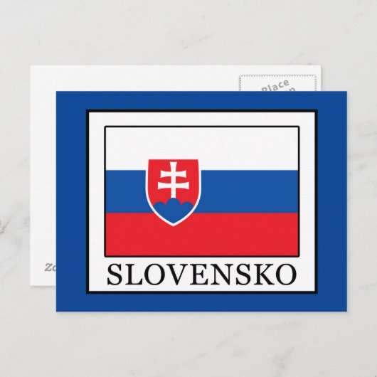 Slovensko Postkarte (Vorne/Hinten)