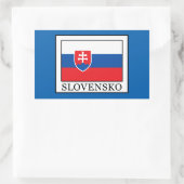 Slovensko Rechteckiger Aufkleber (Tasche)