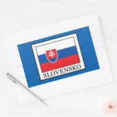 Slovensko Rechteckiger Aufkleber (Umschlag)