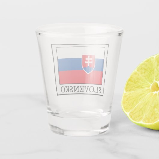 Slovensko Schnapsglas (Rückseite)