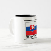 Slovensko Zweifarbige Tasse (Vorderseite Links)