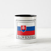 Slovensko Zweifarbige Tasse (Mittel)