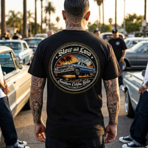 Slow and Low Califas Stilo Rückendruck  T-Shirt