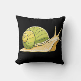 Slow and Steady Snail-Calm Everyday Comfort Décor Kissen