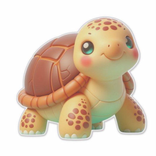 Slow but Growing Aufkleber (Vorderseite)