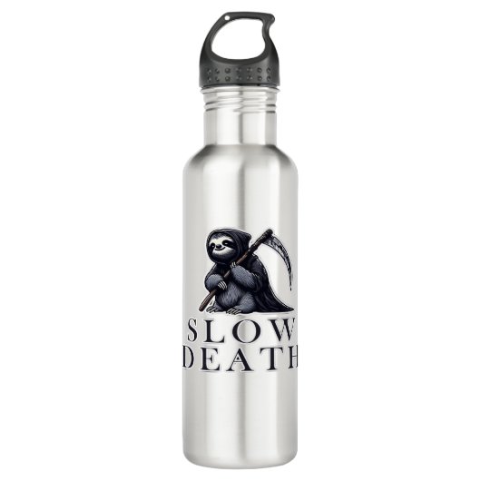 Slow Death Essential T-Shirt Edelstahlflasche (Vorderseite)